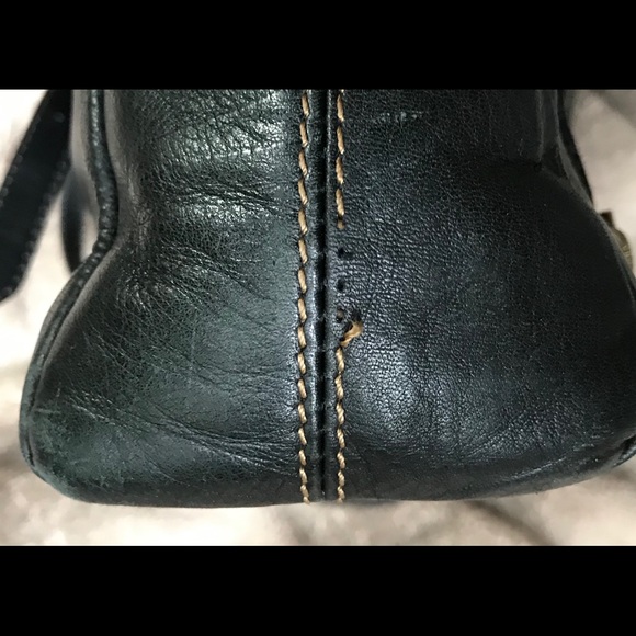 Liz Claiborne Vintage Leather Laptop Bag/Purse - Picture 7 of 7